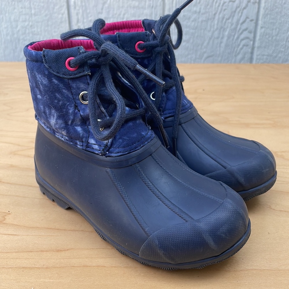 SPERRY Kids Duck Boots size 8